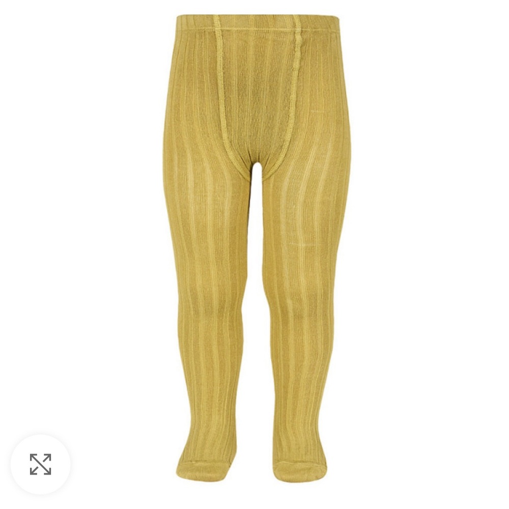 🆕Condor Basic Rib Tights size 6 Mustard
